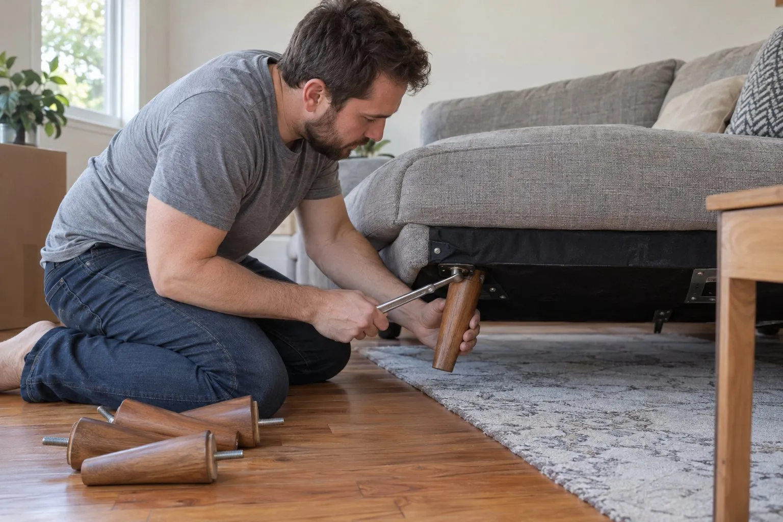 How To Take Apart A Couch To Throw Away