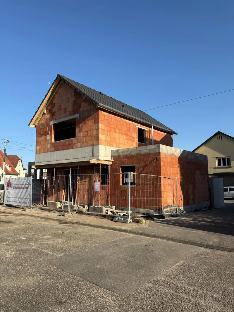 Maison individuelle en limite de propriété à Haguenau