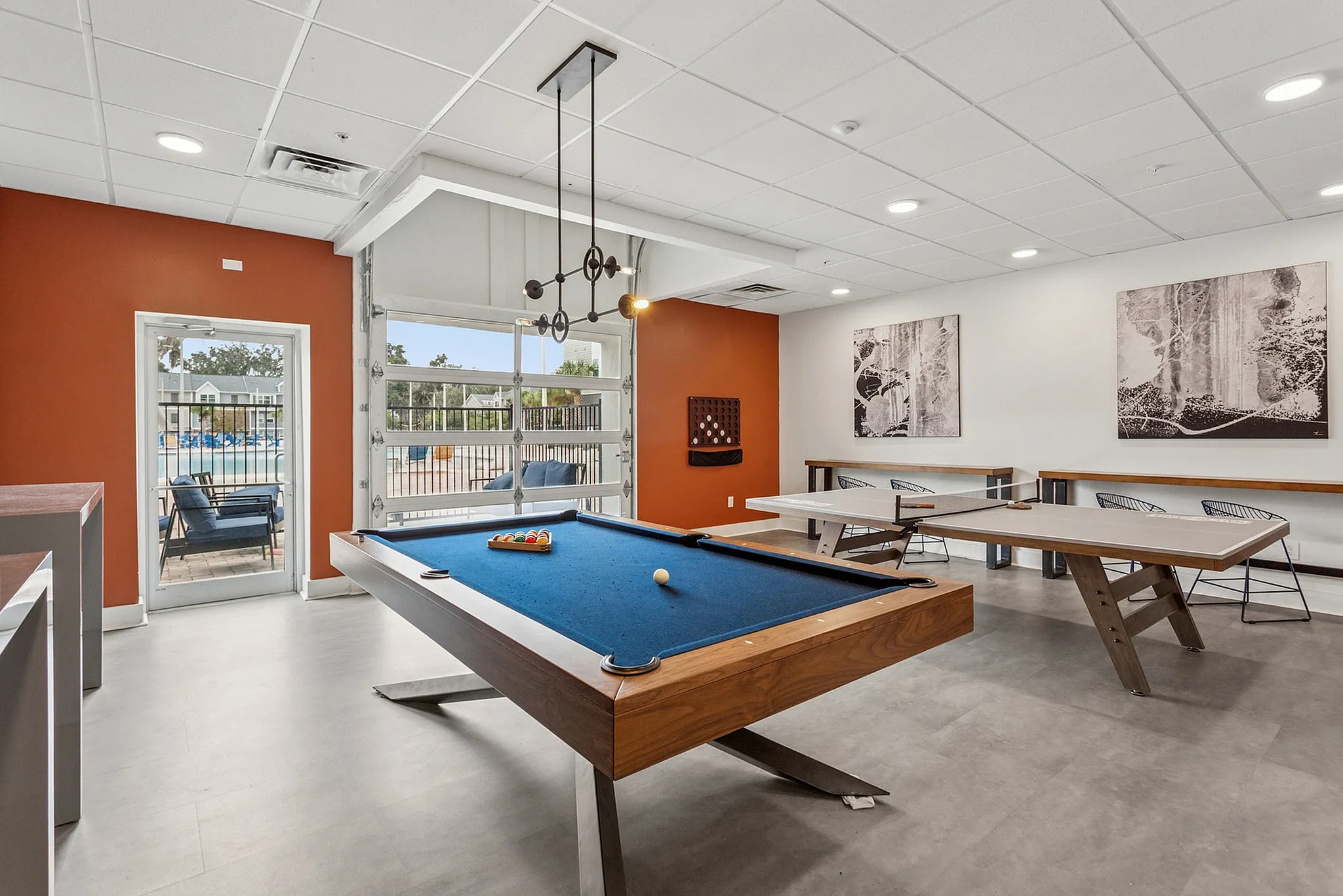 Resident clubhouse and lounge
