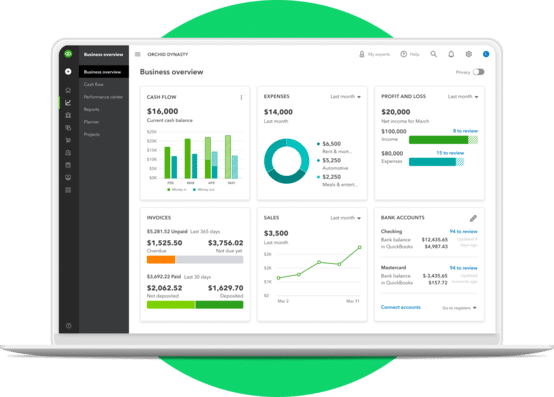 a laptop that is running software with money management essentials for content creators.