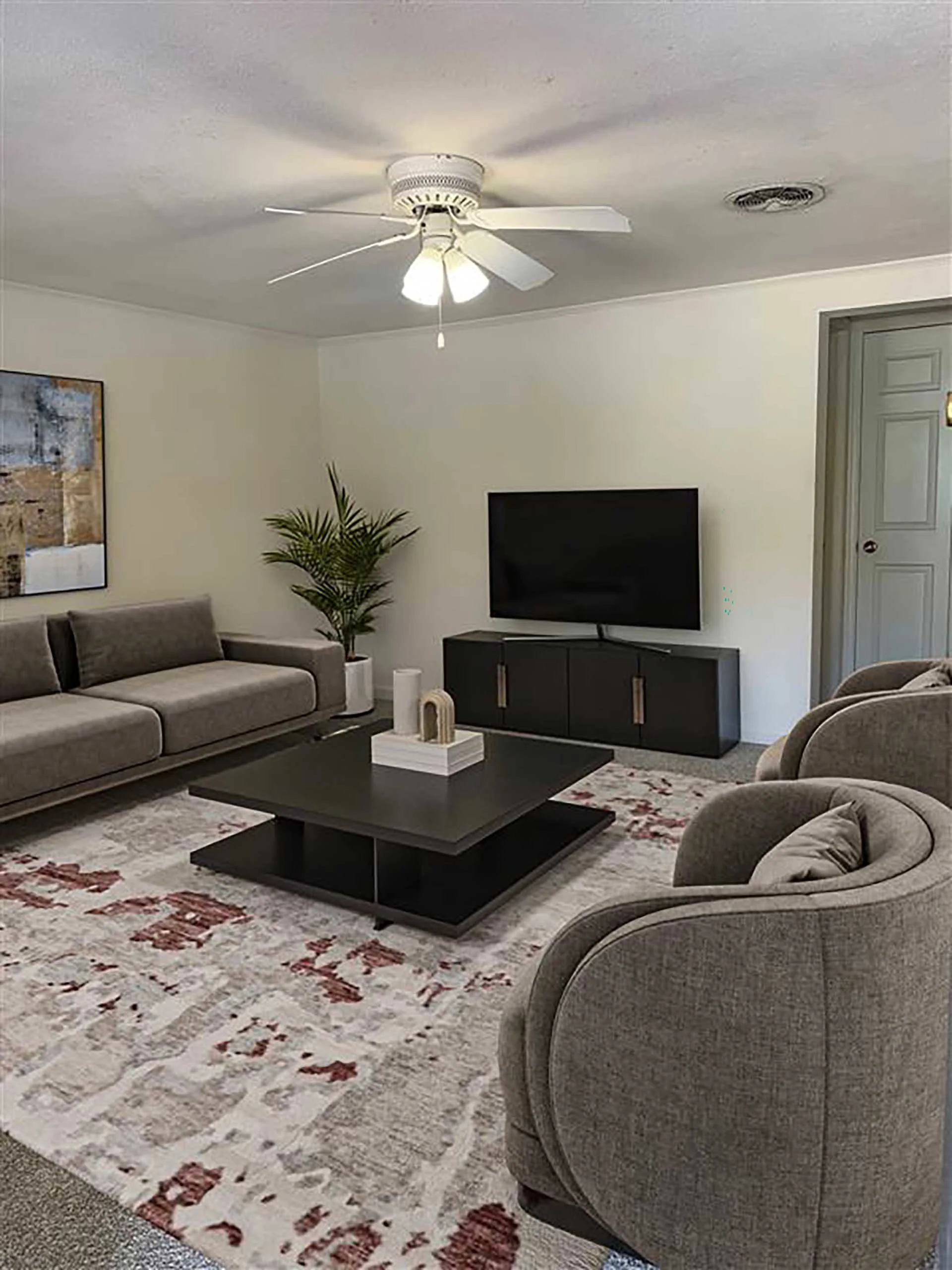 Furnished living room