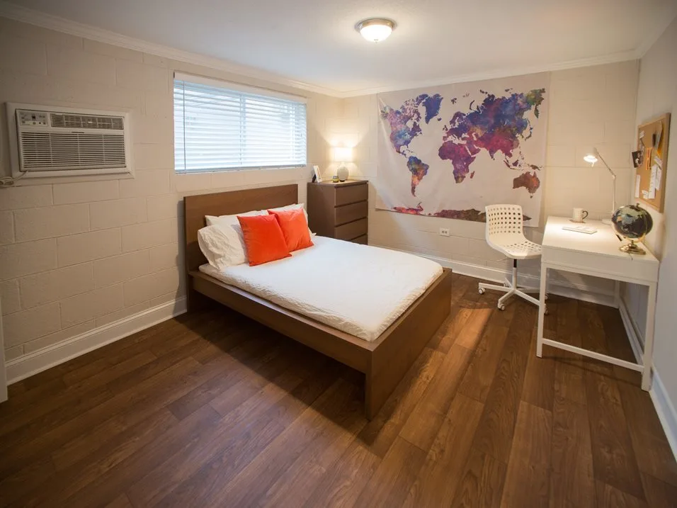 Furnished bedroom