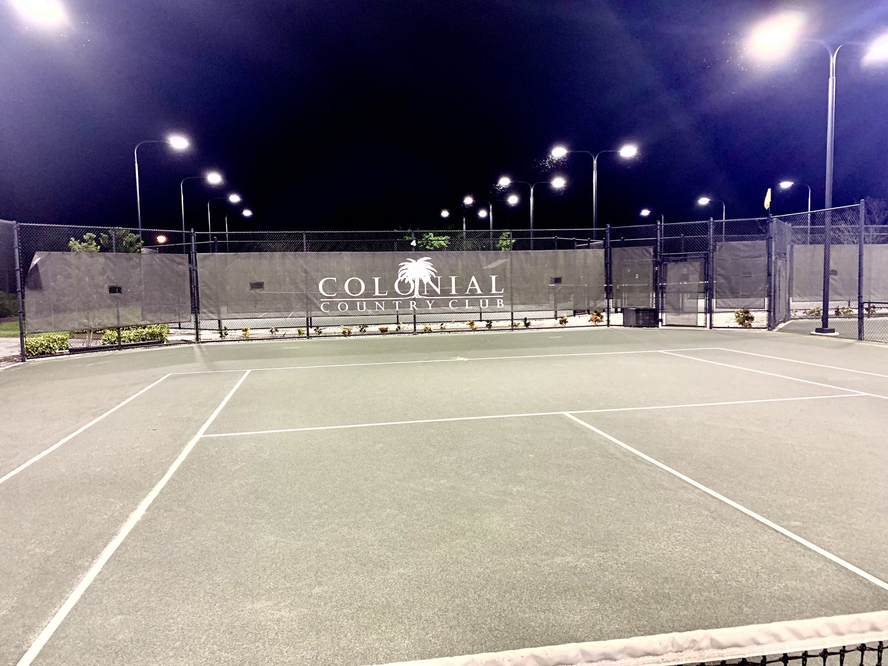 Colonial Country Club lit by HiLumz LED lighting
