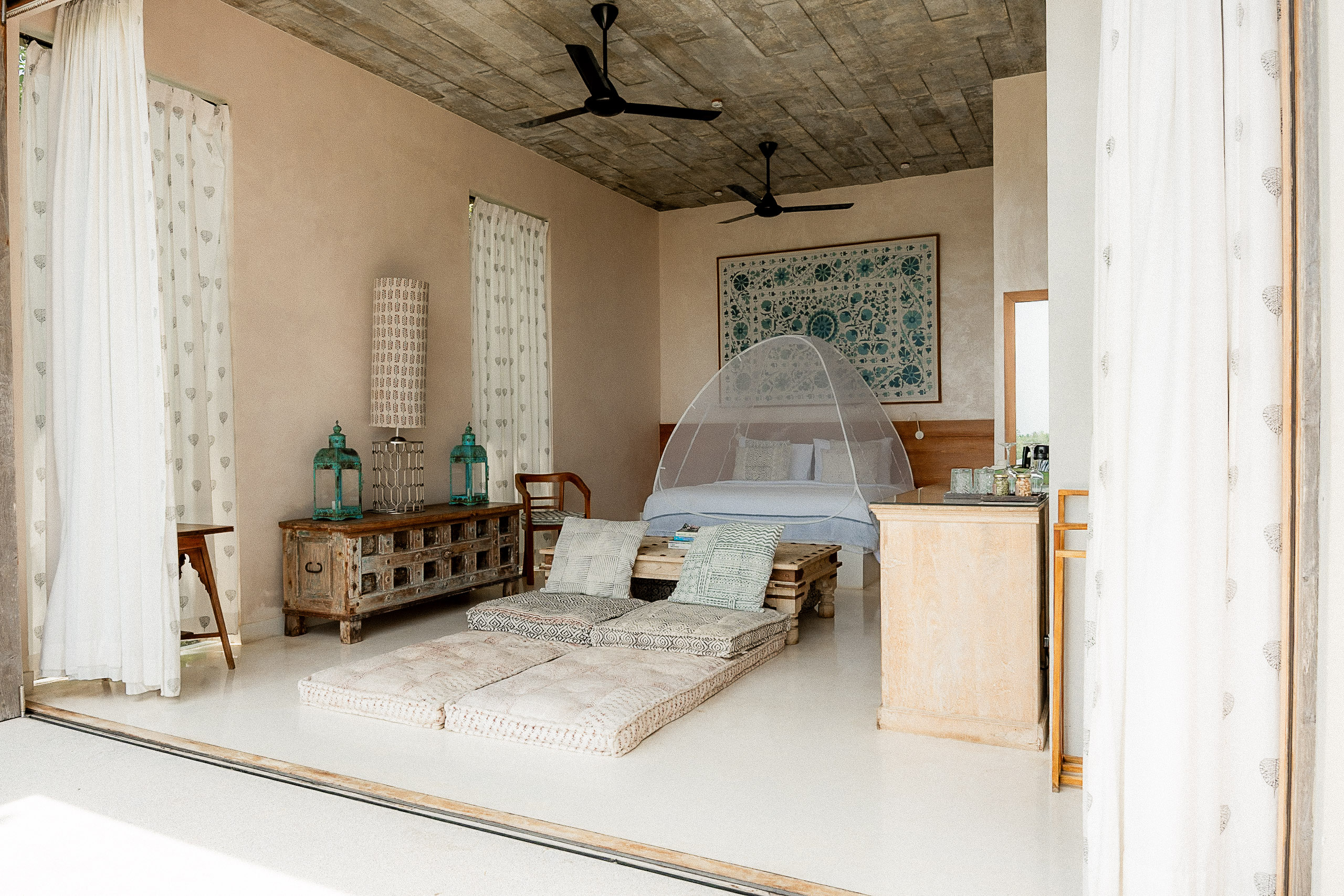 A villa at Malabar Hill looking out to the jungle-covered hills