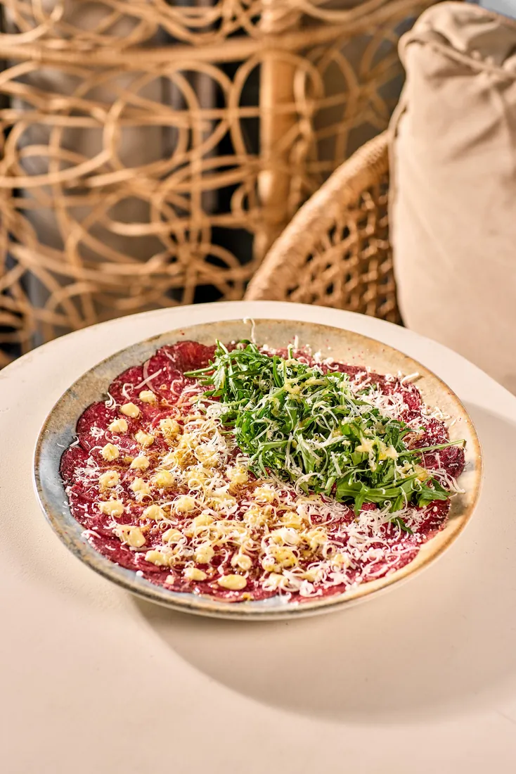 Beef carpaccio