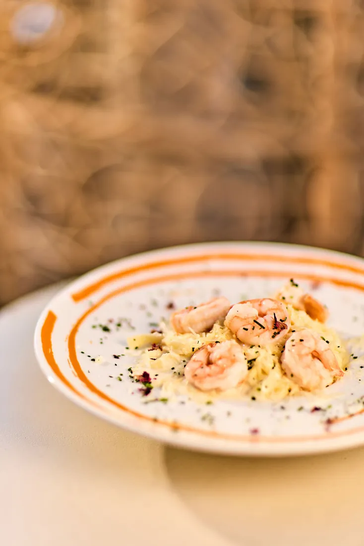 Shrimp pasta