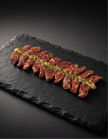 Premium Marinated Long Bone Short Rib Steak
