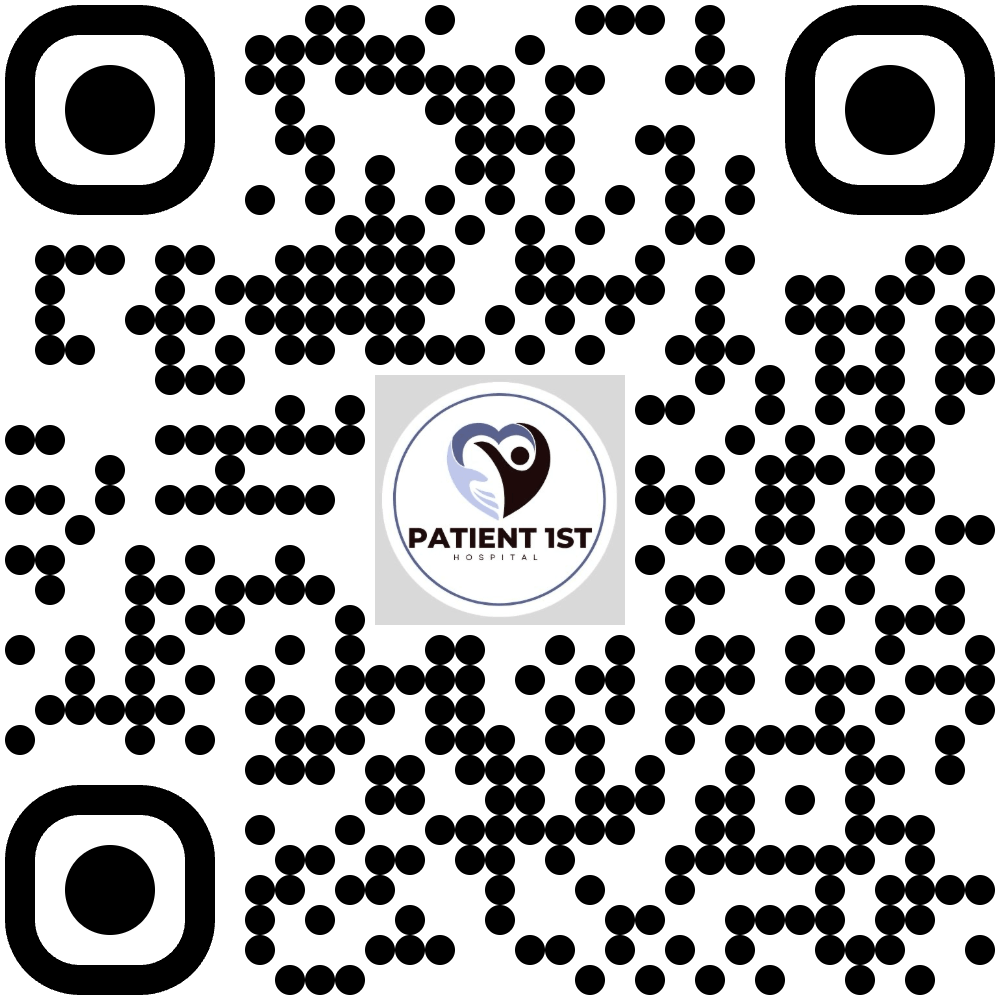 QR code that opens the First Time Colonoscopy demo path.