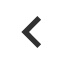 Black upward-pointing arrow icon on a transparent background.