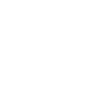White stylized upward arrow with a small diamond shape below on a black background.