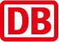 DB logo with white letters on red background.