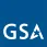 GSA logo in white letters on a blue background.
