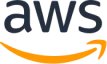 Amazon logo with black text and a curved orange arrow smile underneath.