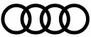 Audi logo featuring four interlinked rings.
