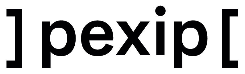 Pexip company wordmark logo in bold black letters.