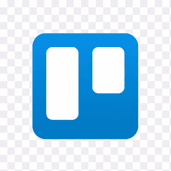 Blue Trello app logo with two white vertical rectangles inside a rounded square.
