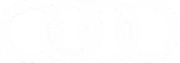 Audi logo with four interlinked rings.