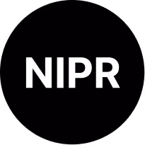 White text reading 'NIPR' on a black background.