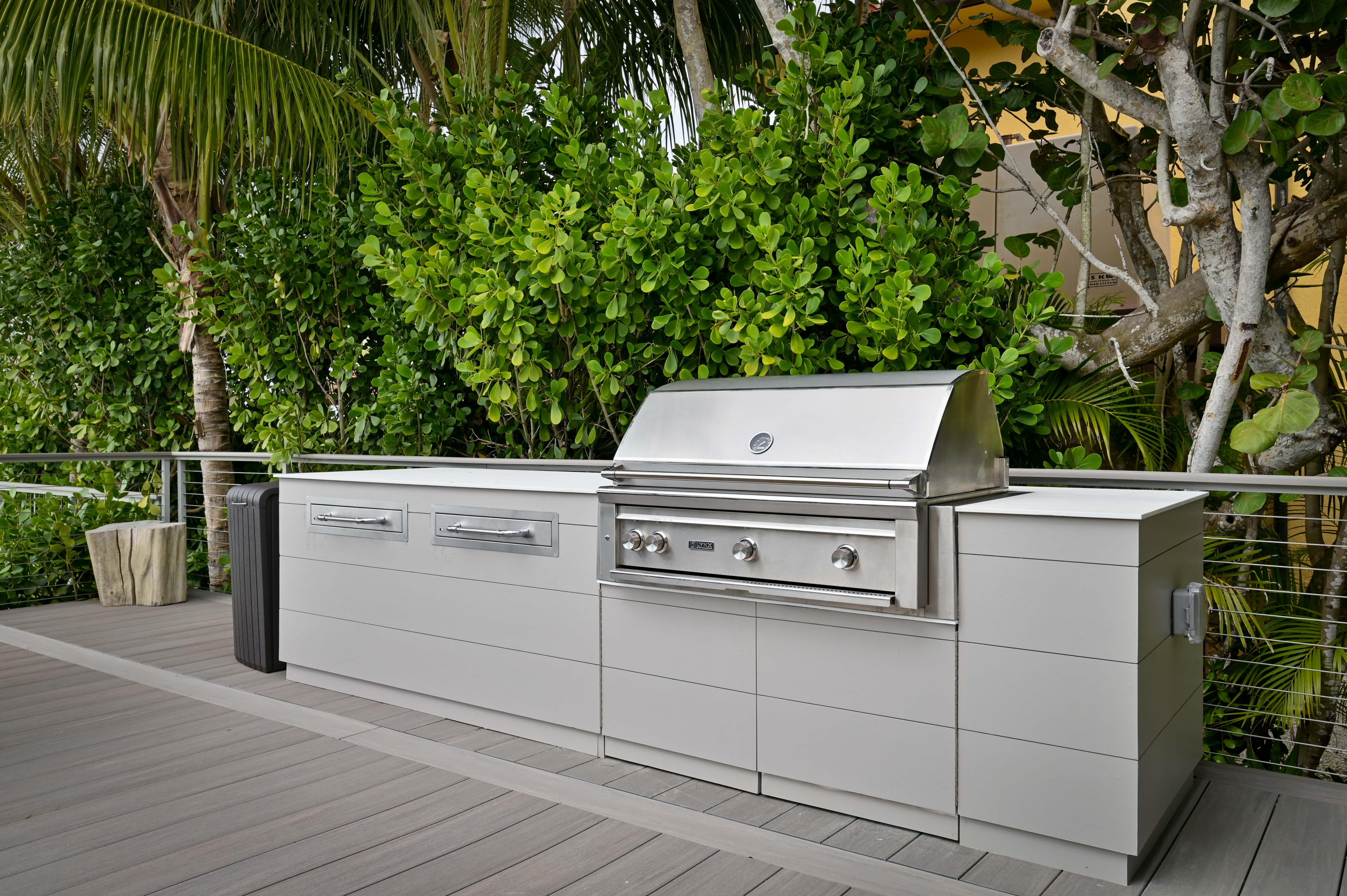 Outdoor kitchen and grill