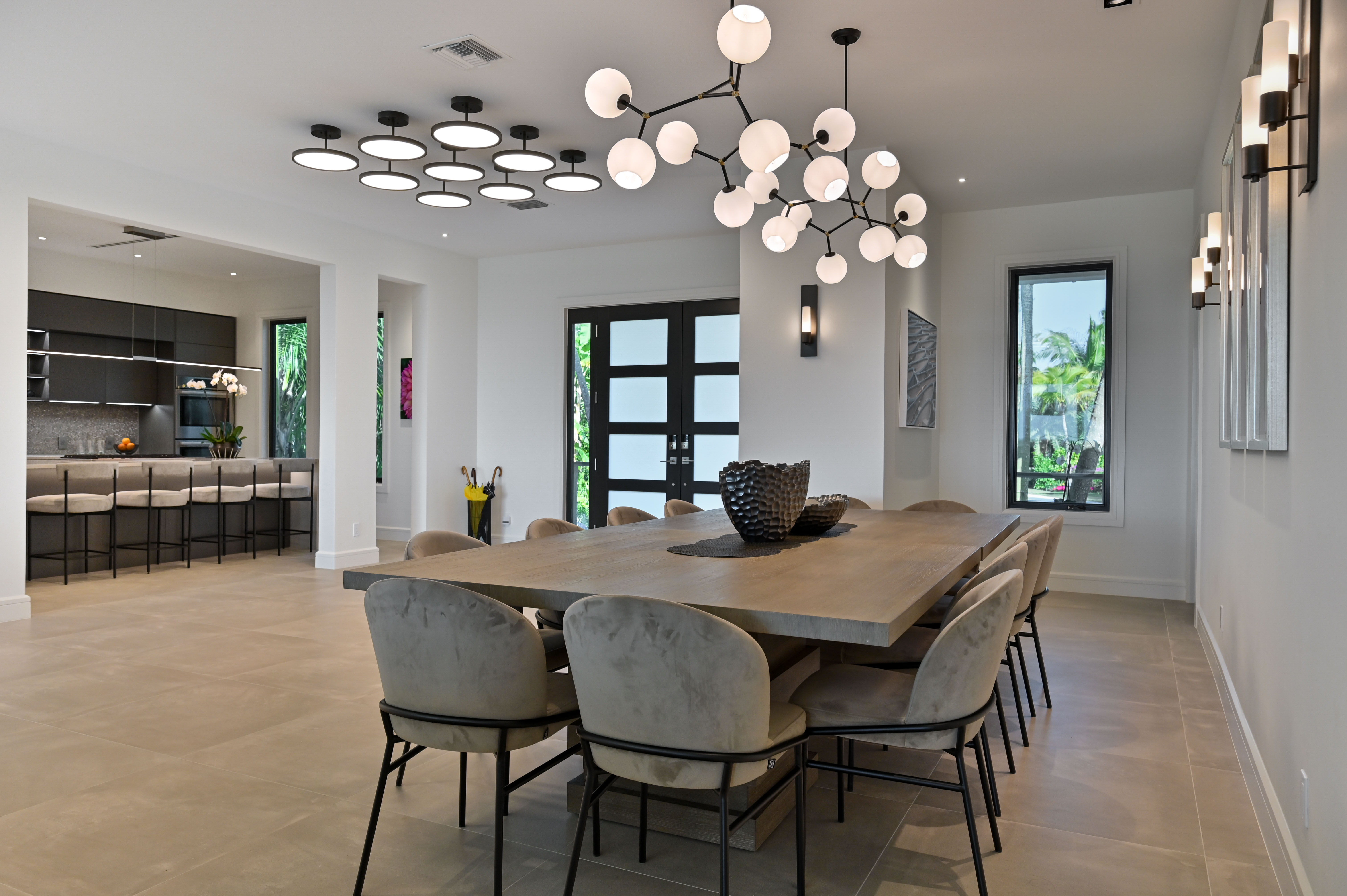 Dining table for twelve