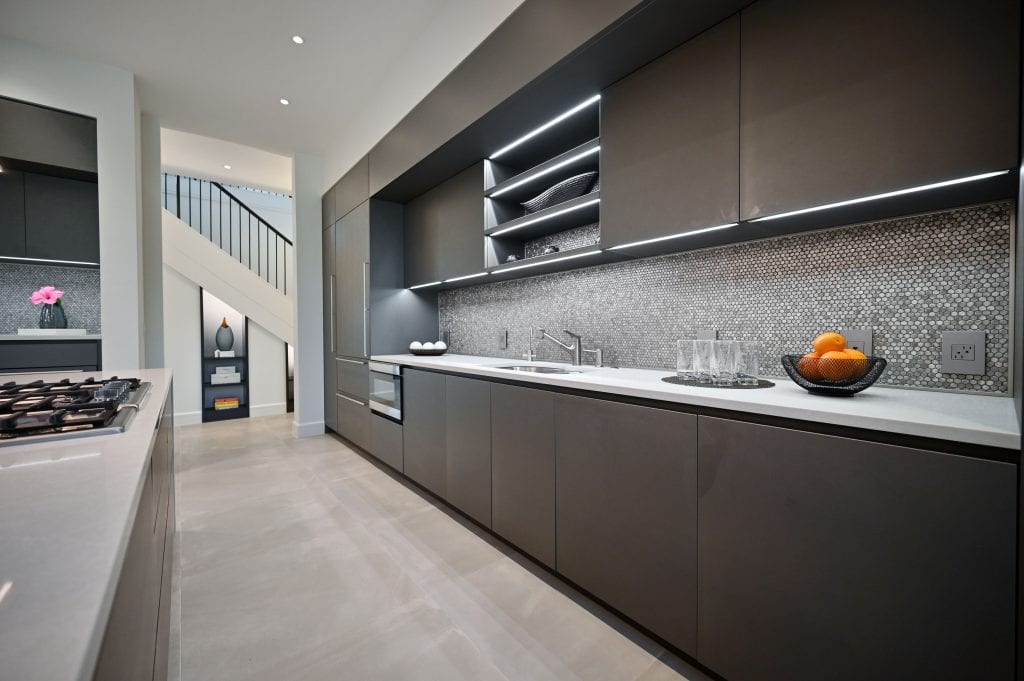 Kitchen and pantry wall