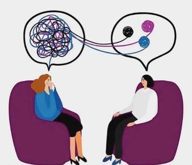 Illustration of a conversation