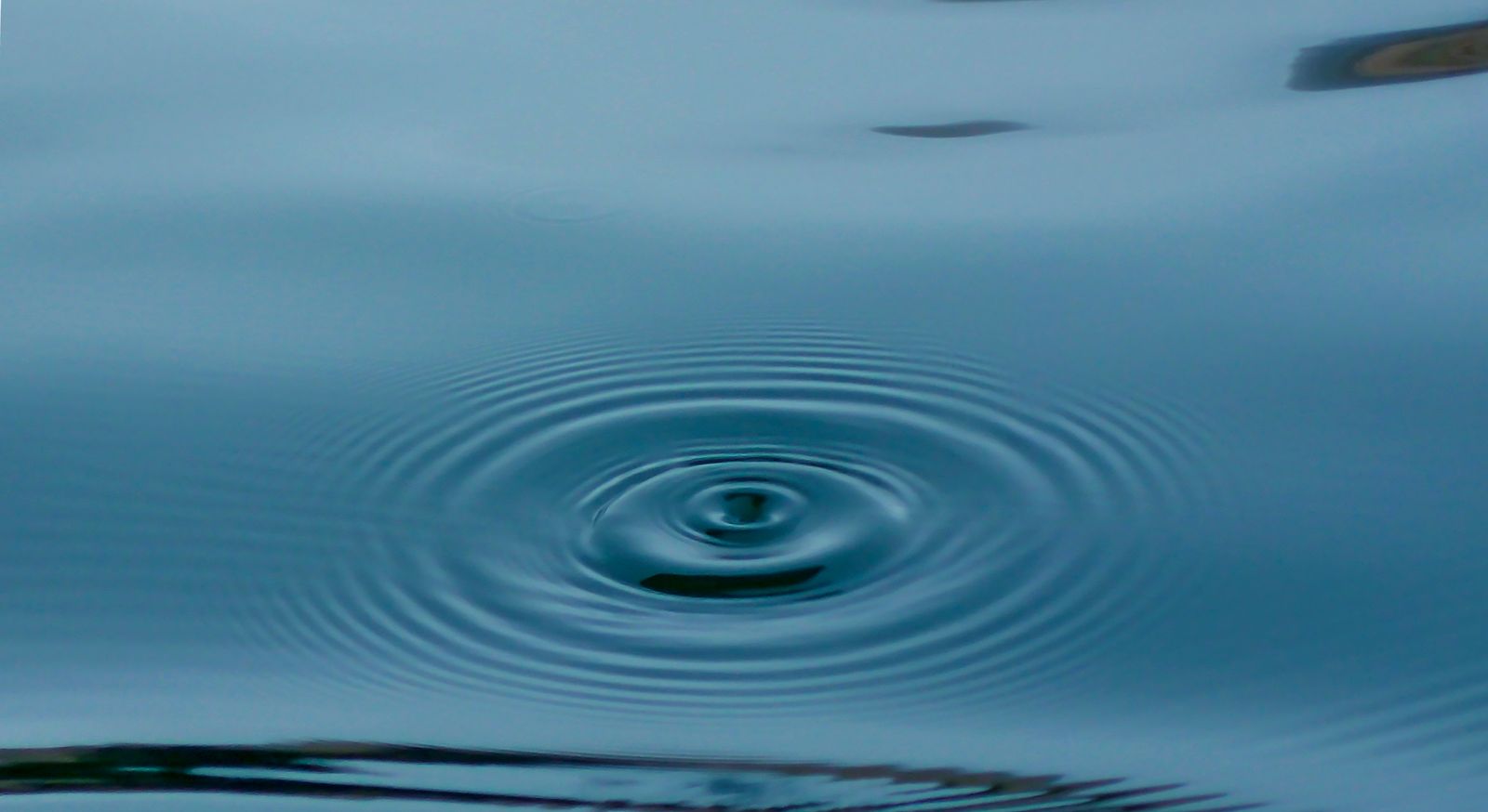 Ripples on still water