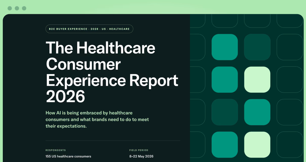 The Healthcare Consumer Experience Report 2026 cover