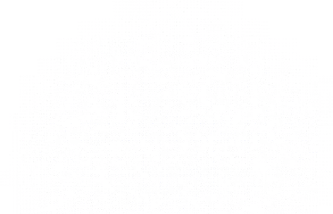 Array of small pink and white dots forming a circular pattern on black background