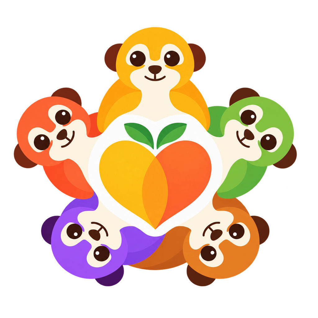 Mango Meerkat family mark