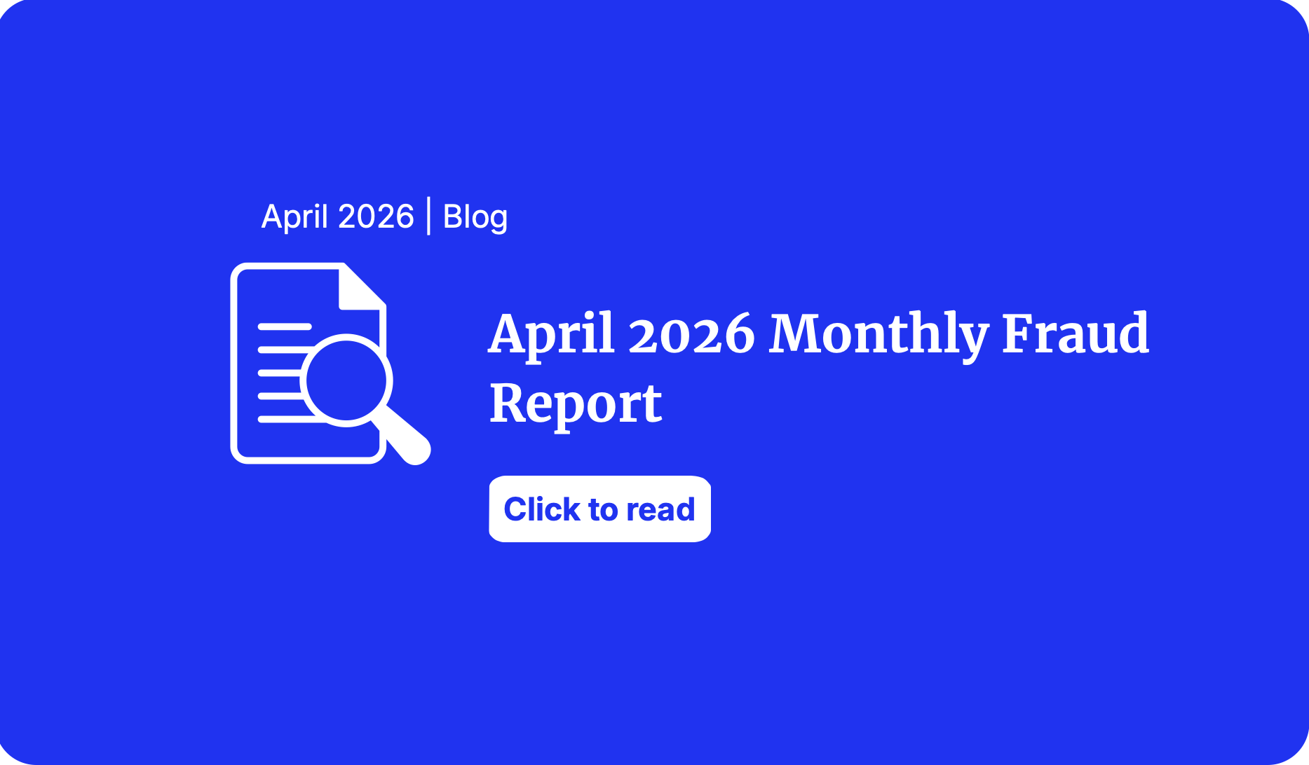 Document Fraud Trends: April 2026