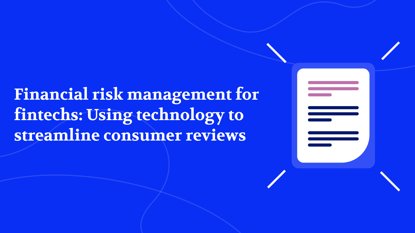 Financial risk management for fintechs