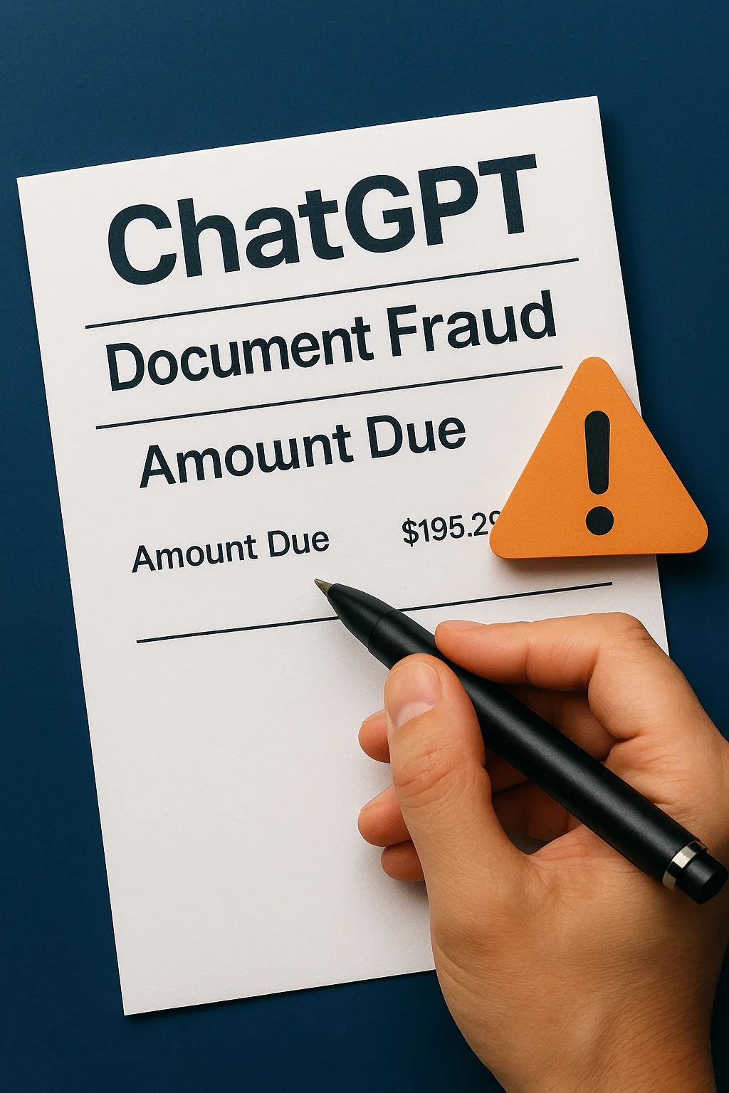 AI-Generated Images: What a quick prompt & an OVO Bill Taught Me About Document Fraud