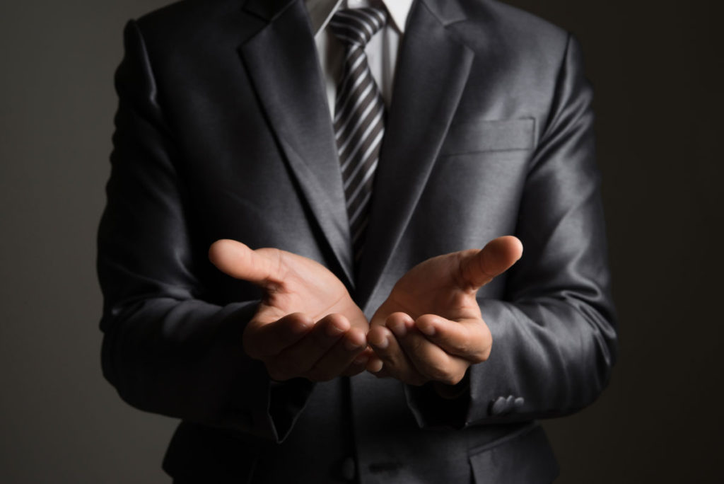 Hero image for Presenting with Natural Gestures: a presenter gesturing naturally while speaking