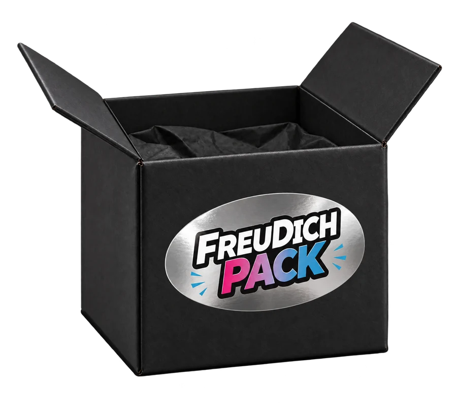 Ein geöffnetes FreuDichPack