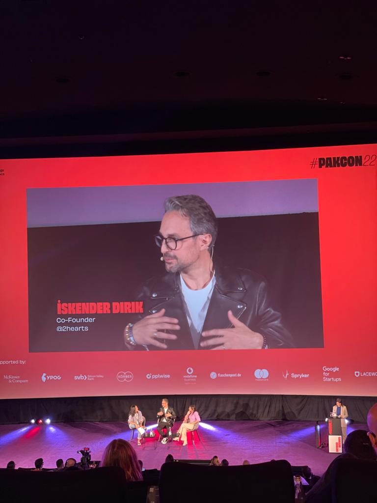 Iskender Dirik on a panel at PAKCON