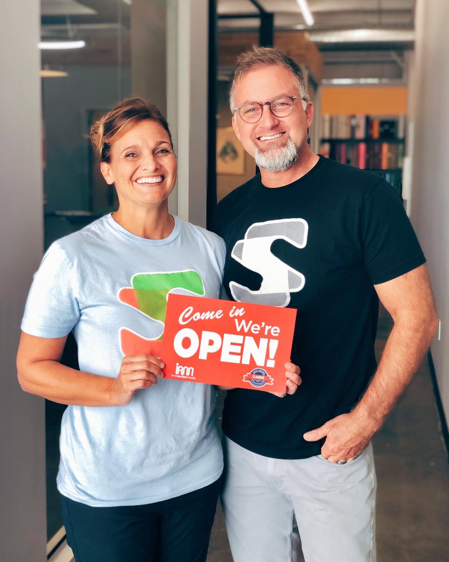Shandy and Kelly Broom, owners of Swiftees