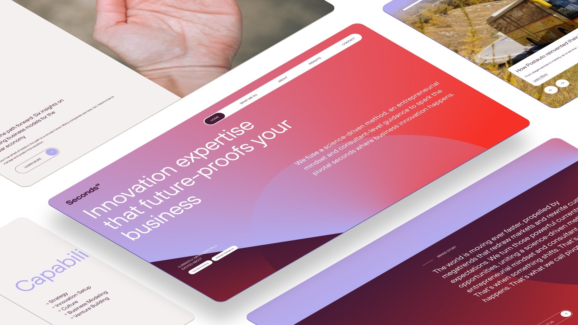 Seconds Website auf Tablets