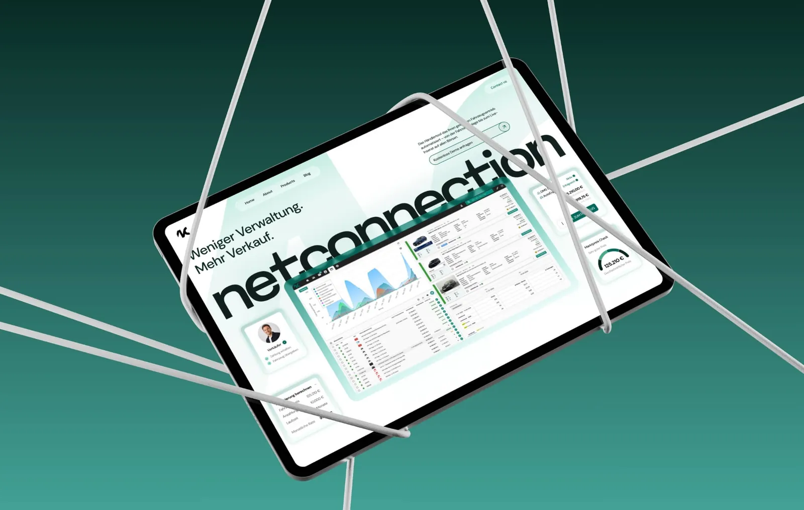 Website und Markenauftritt von NetConnection