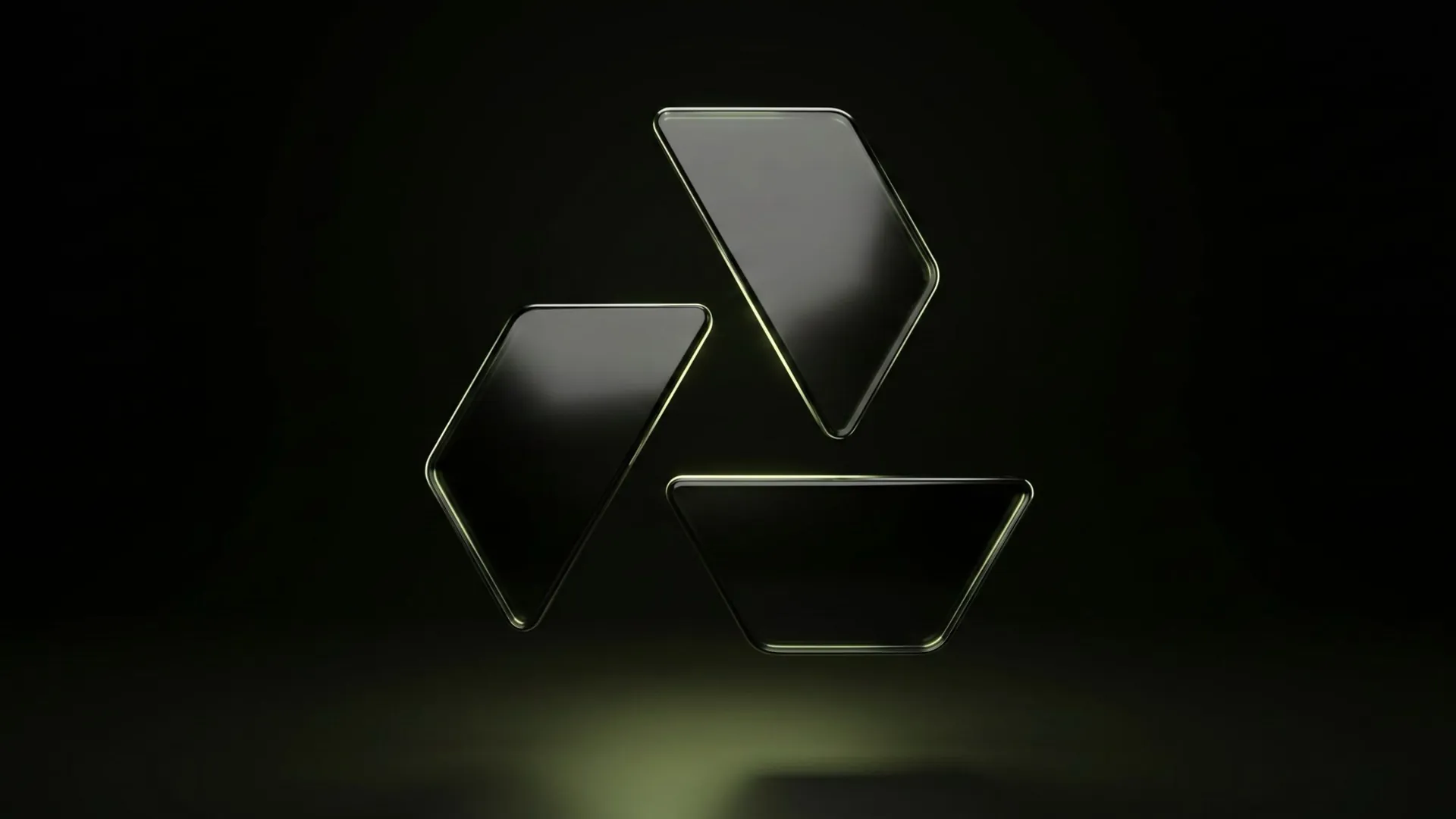3D visualization of the DRH Rohstoffhandel logo system