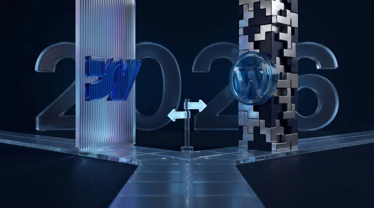 Webflow vs. WordPress 2026: der ehrliche Vergleich