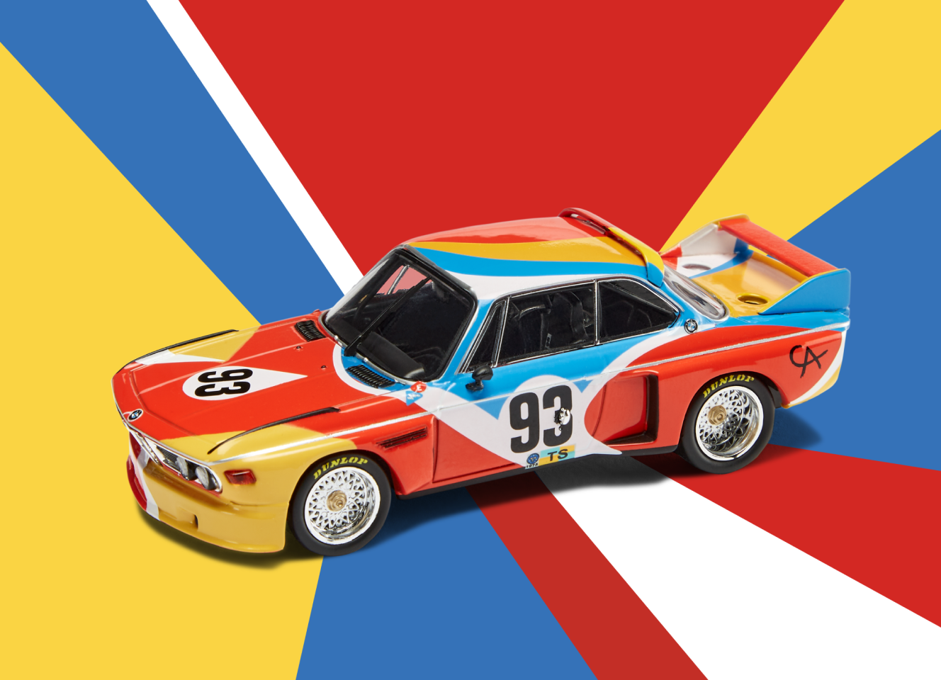 BMW Calder Art Car miniature