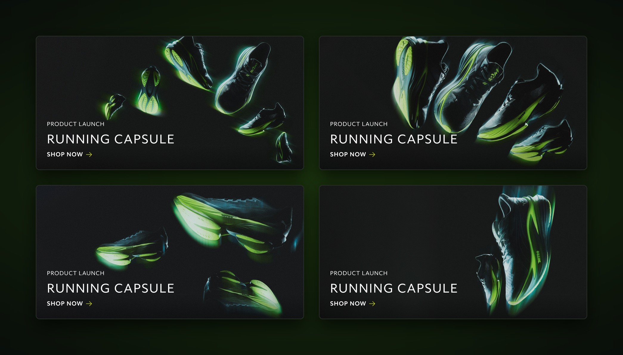 AMF1 Nitro — Running capsule ad set