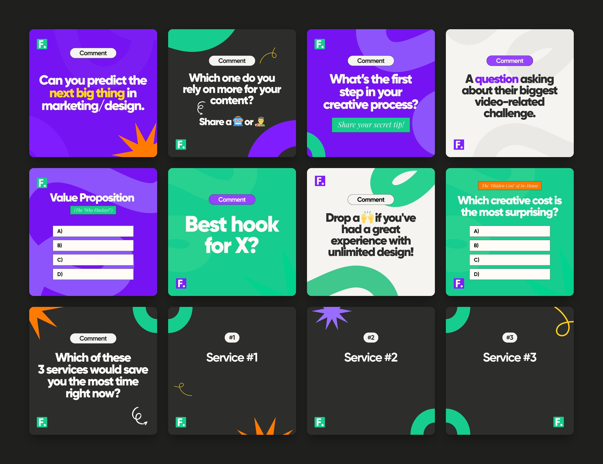 Flocksy — LinkedIn template system