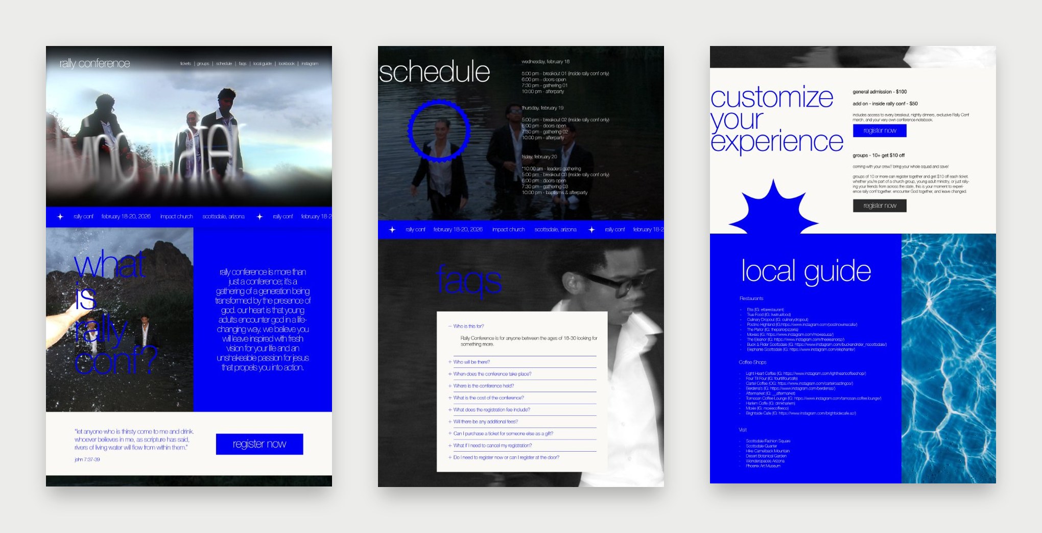 Rally Conference — Full landing page