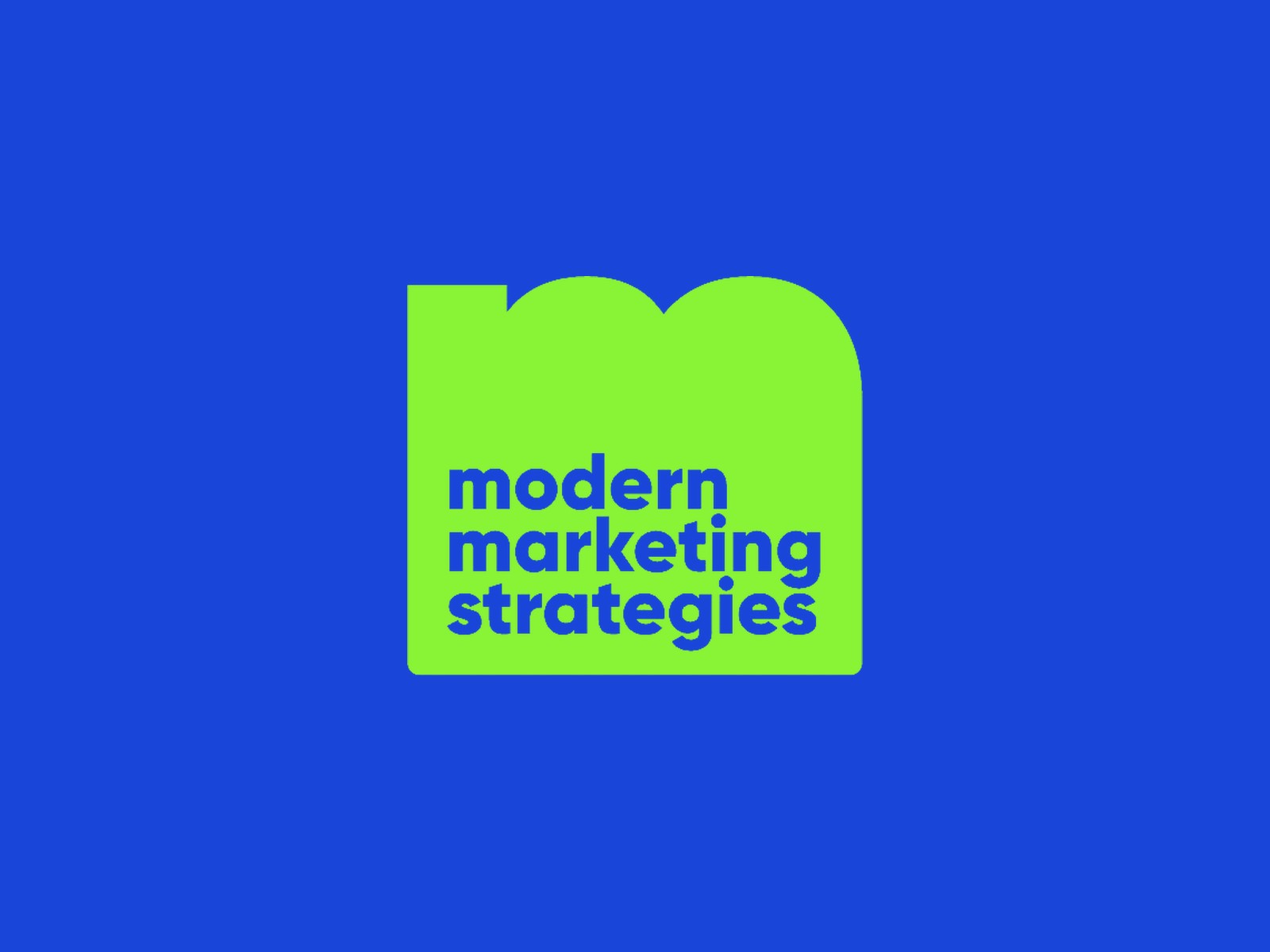Modern Marketing Strategies — Proposal 1 — logo