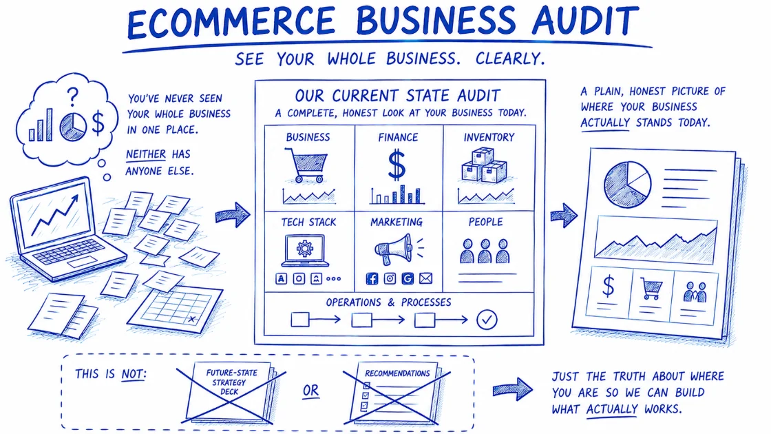 Ecommerce Business Audit infographic