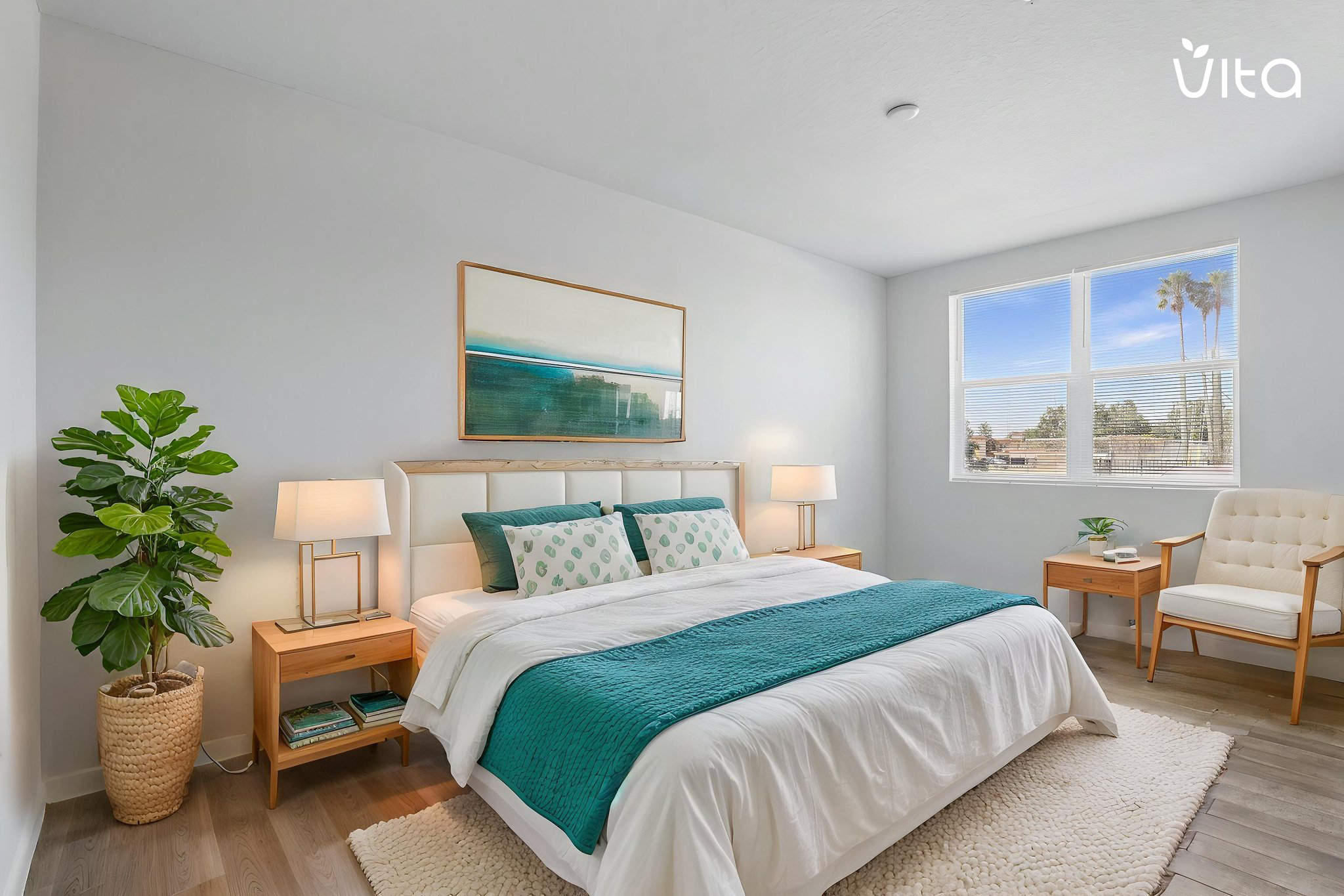 Palazzo Residences apartment, virtually staged