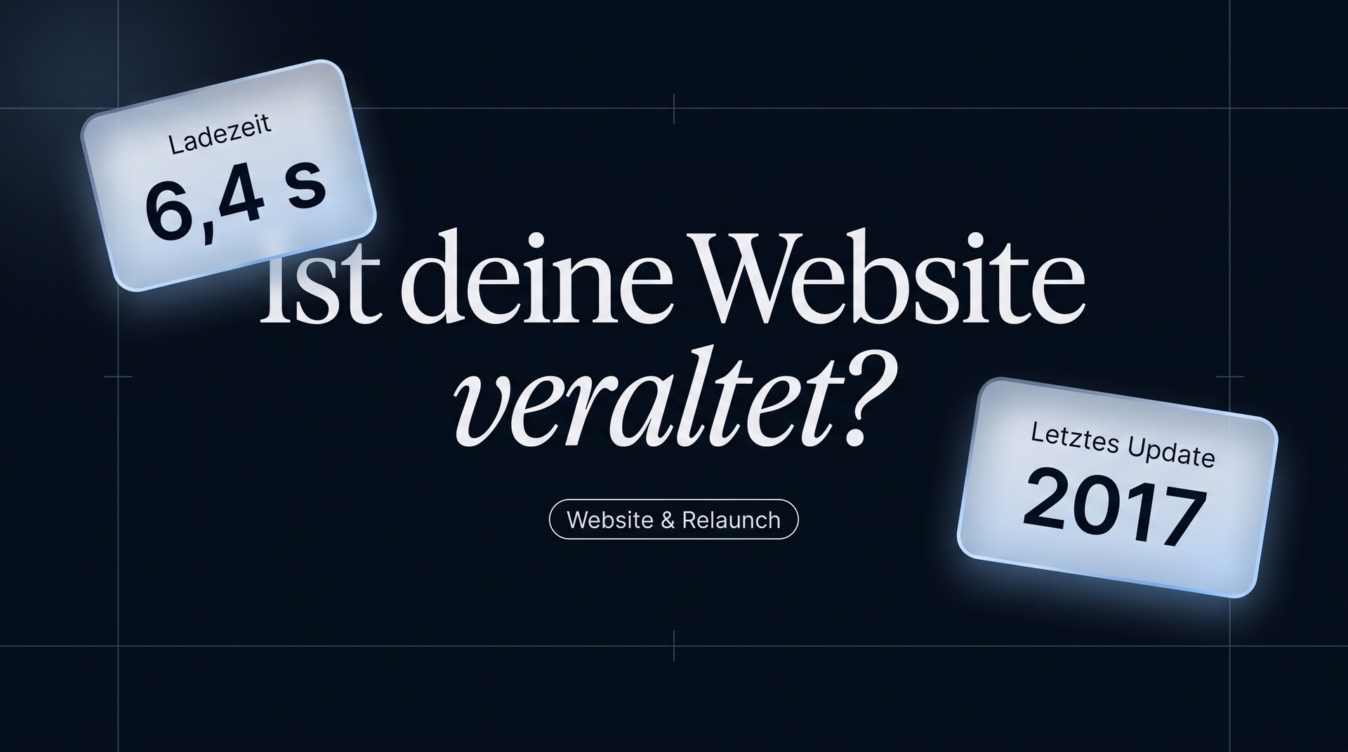 Woran man eine veraltete Unternehmenswebsite erkennt