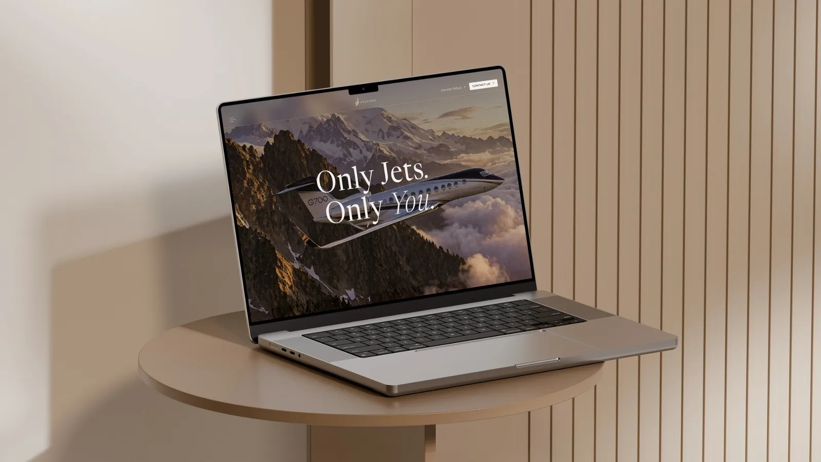 Website von OnlyJets